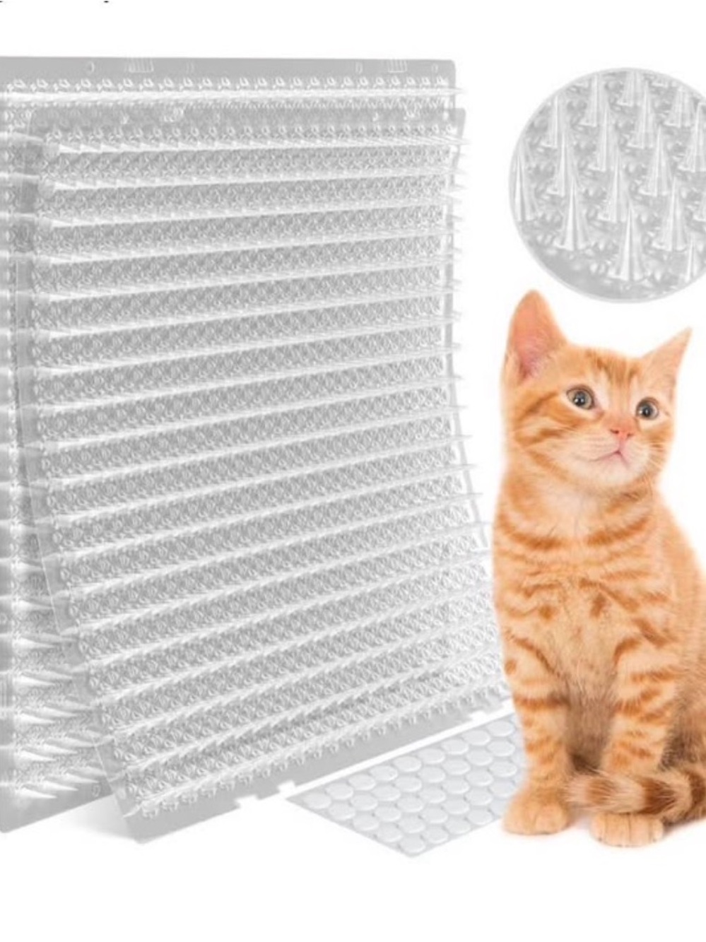 Amazon 10 Clear Scat Mats for Cats